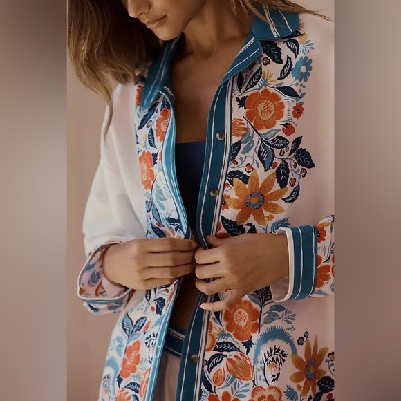 Anthropologie PJ Matching set Top & Bottoms NWT - Picture 3 of 14